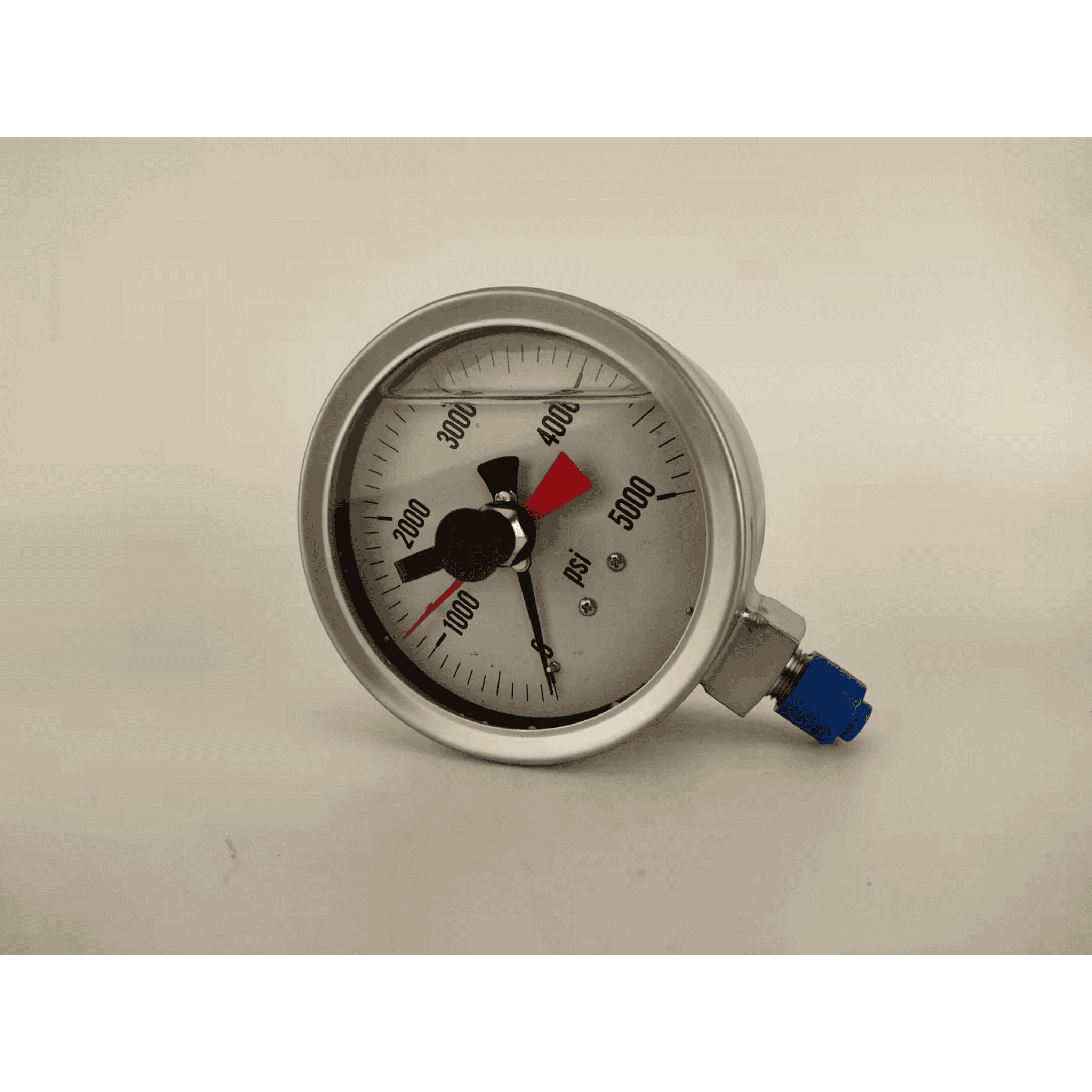 160 mm Dial Pressure Gauge with Range 0 to 4 kg