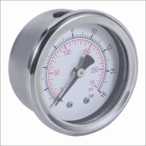 50 mm Dial Pressure Gauge with Range 0 to 10 kg