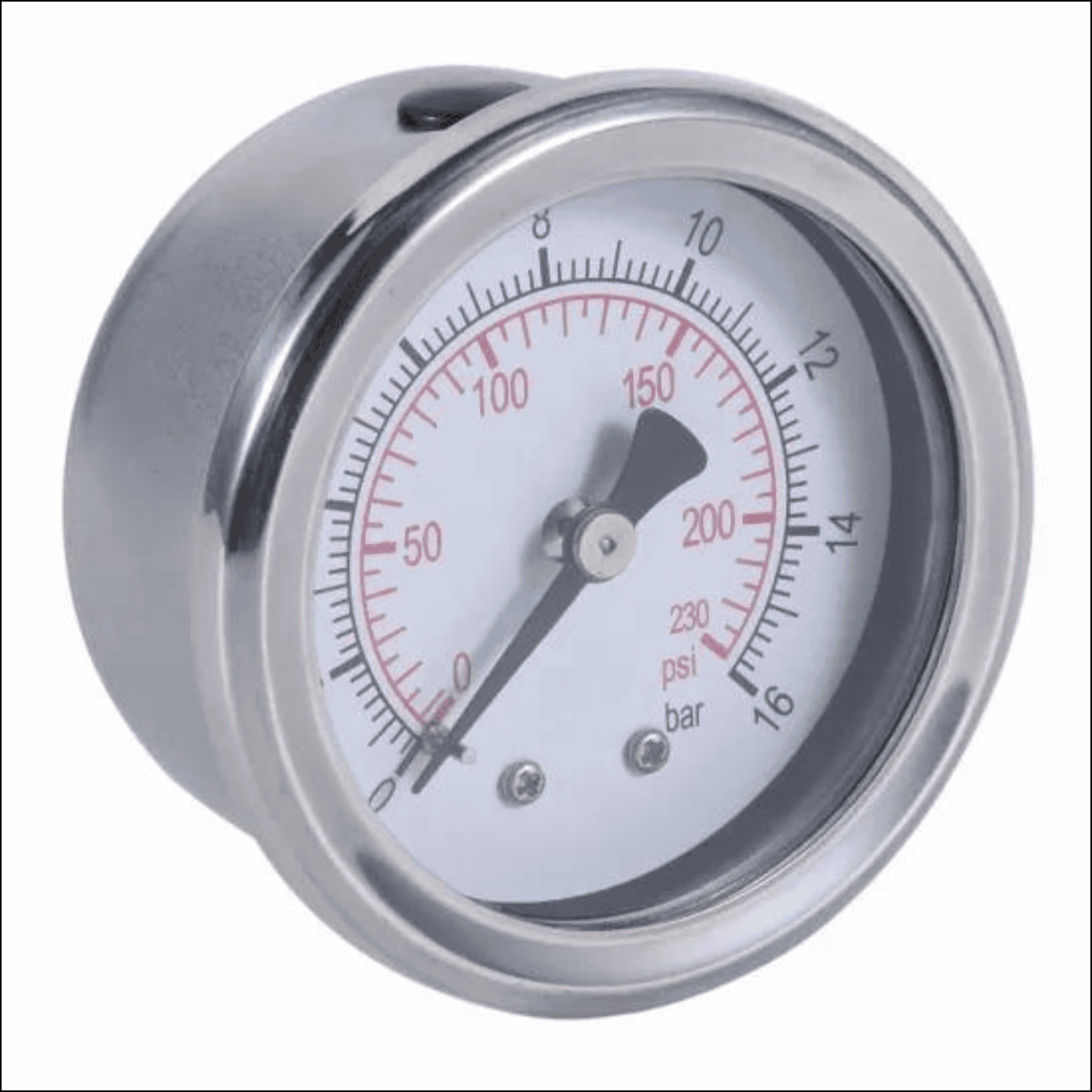 50 mm Dial Pressure Gauge with Range 0 to 25 kg