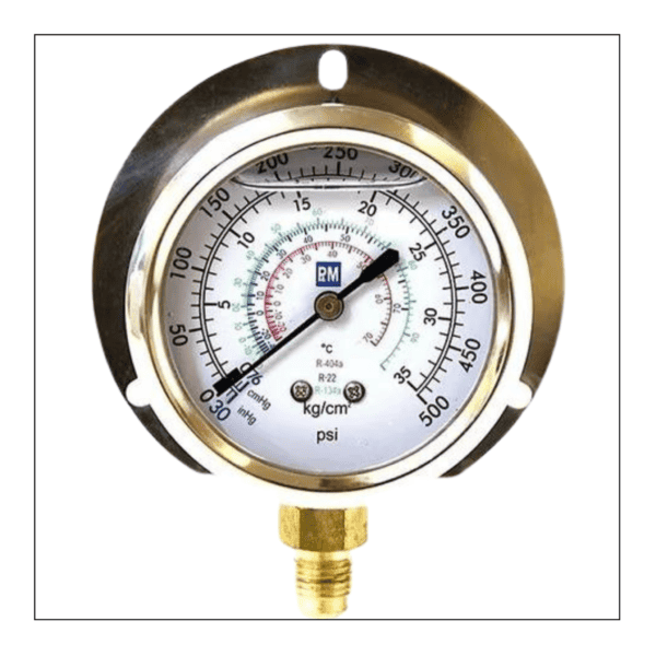 Wika Pressure Gauge - 63mm Dial, 0-100 kg Range