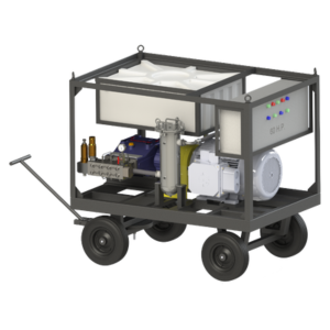 Hydro Jetting Trolley Mounted System with Filters Hydro Jetting Trolley Mounted System with Filters